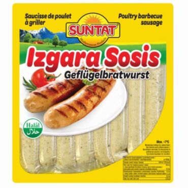 Grillwurst 400 g vakuumverpackt.