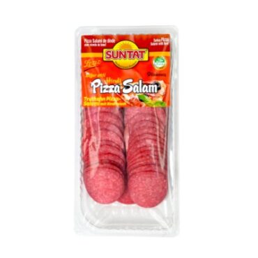Pizza mit Truthahn und Salami 500 g
