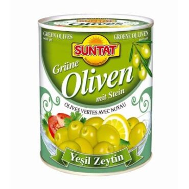 SUNTAT Green Olives 12x850ml Can