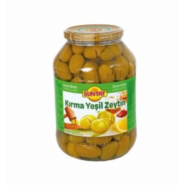 SUNTAT Premium Crushed Green Olives 6x1600ml jar