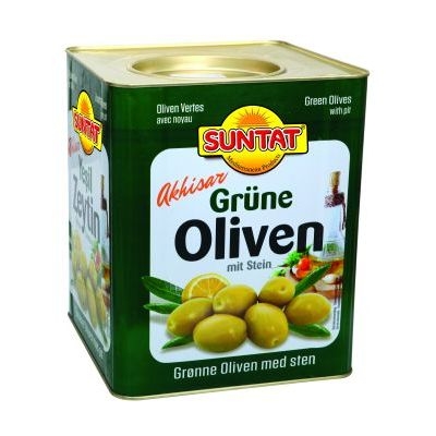 Grüne Oliven, gebrochen 10kg
