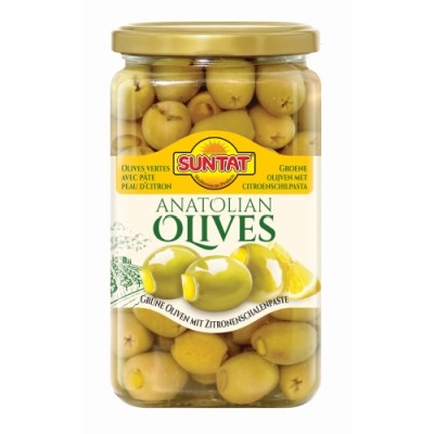 Green Olives w. lemon 850ml (850g)