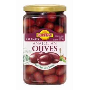 SUNTAT Ana. Kalamata Schwarze Oliven 12x850ml