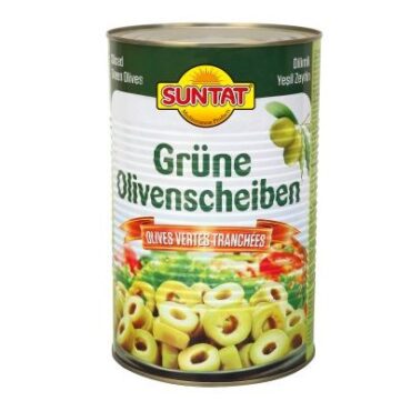 SUNTAT Sliced Green Olives 3x5L