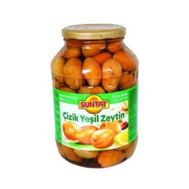 SUNTAT Pitted Green Olives 6x900g CamPet 351-380