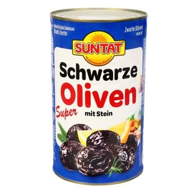 Black Olives w.pit super 1275ml-800g tin