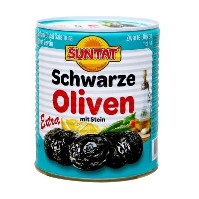 Black Olives extra 800ml-400g can