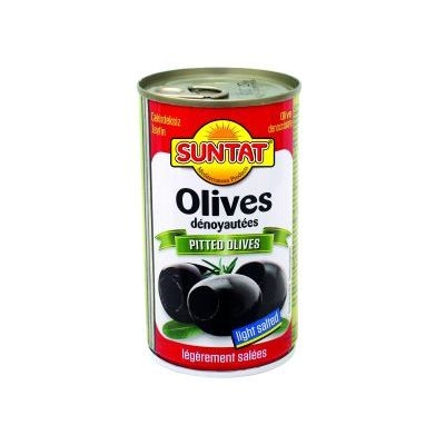 Schwarze Oliven entsteint leicht ges. 150g Dose