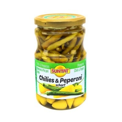 Chillies &  Peperonie 720ml Glas