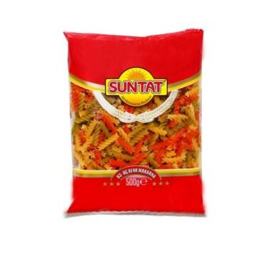 مكرونة ثلاثية الألوان SUNTAT رقم 83 24x500g