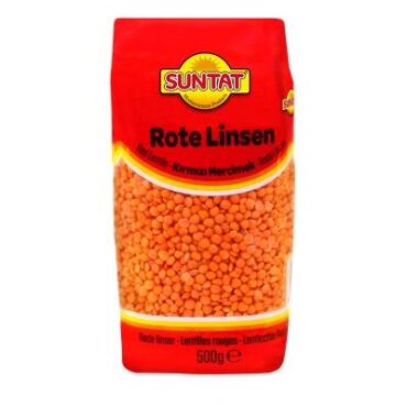 SUNTAT Lentilles rouges Football 14 x 500 g