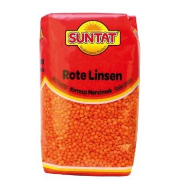SUNTAT Lentilles rouges 10 x 1 kg