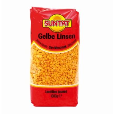 SUNTAT Lentilles jaunes 10 x 1 kg