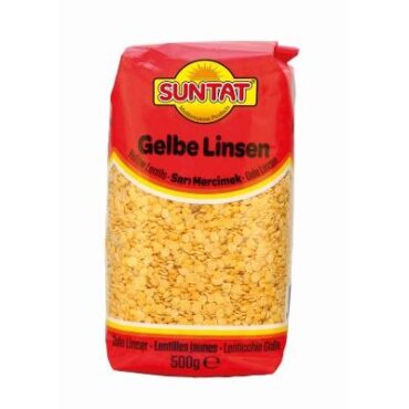 SUNTAT Lentilles jaunes 14 x 500 g