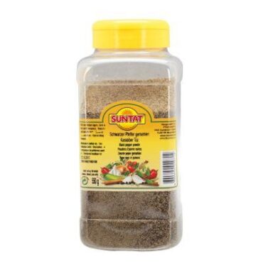 SUNTAT Poivre noir moulu 6 x 500 g PET