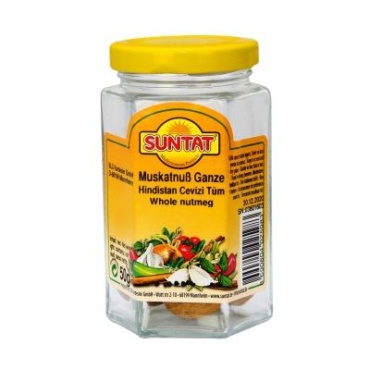 SUNTAT Muskat-Indische Nuss, 12 x 50 g, Dose