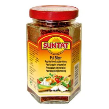 Piment en poudre 80 g, en sachet.