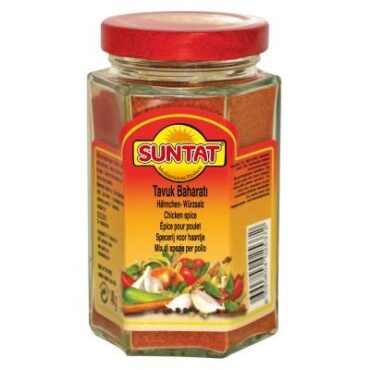 SUNTAT Épices pour poulet 12 x 140 g en sachet.