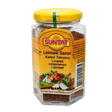 SUNTAT Graines de lin 12 x 100 g, sachet.