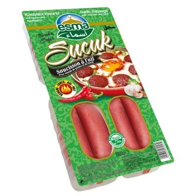 Esma Garlic Sausages Lüx 1000g, picant