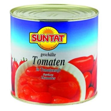 SUNTAT طماطم مقشرة 6x2650 مل تانك.