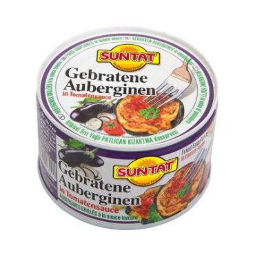 SUNTAT باذنجان مقلي مع صلصة الطماطم 12x300g