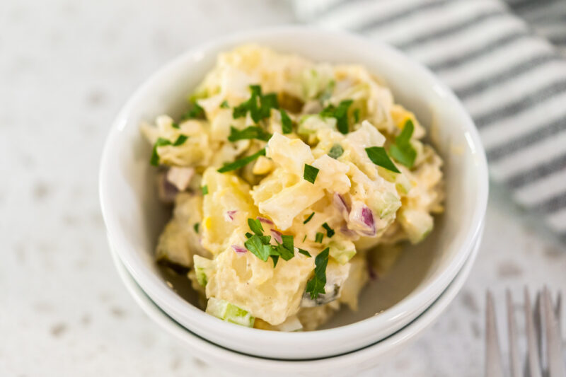 Kartoffelsalat mit Pastirma