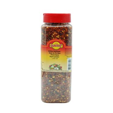 SUNTAT Super scharfe Chiliflocken 6 × 400 g PET – SUNTAT